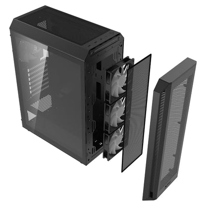 XPG Valor Air Plus ATX Midi Tower schwarz Glas 4x120mm ARGB