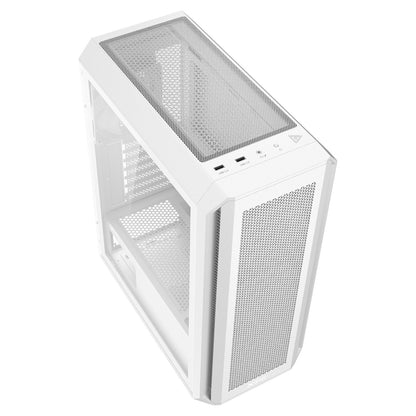 XPG Valor Air Plus ATX Midi Tower weiß Glas 4x120mm ARGB