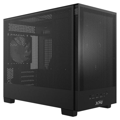 XPG Valor Mesh Nano mATX Mini Tower schwarz Glas USB C 1x120mm ARGB