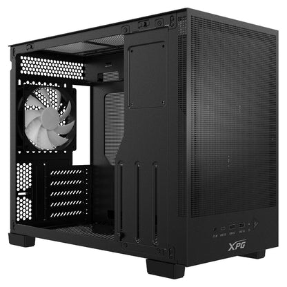 XPG Valor Mesh Nano mATX Mini Tower schwarz Glas USB C 1x120mm ARGB