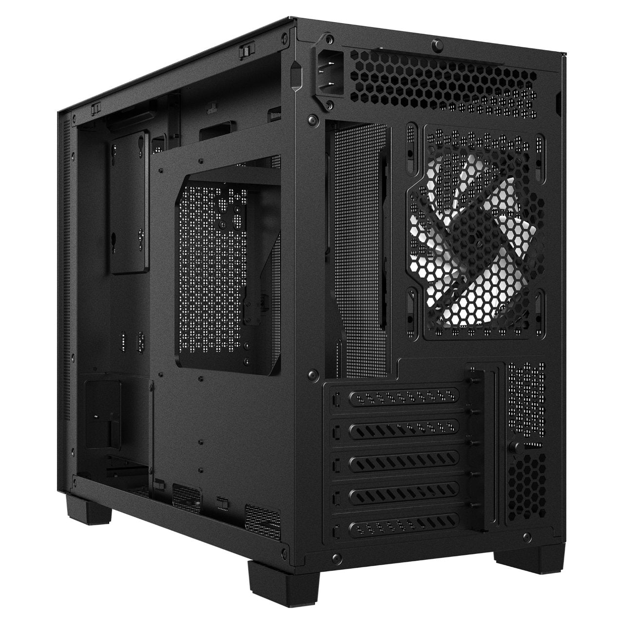 XPG Valor Mesh Nano mATX Mini Tower schwarz Glas USB C 1x120mm ARGB