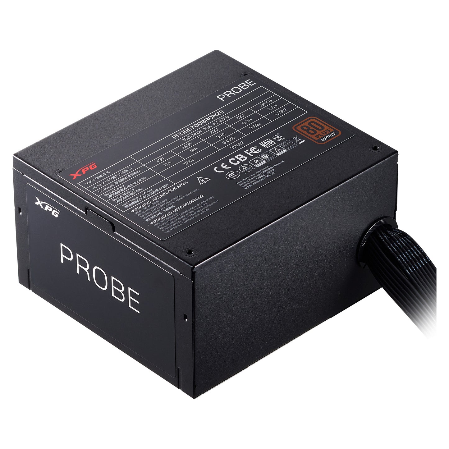 XPG Probe 600 600W ATX 2.4 80 Plus Bronze non modular