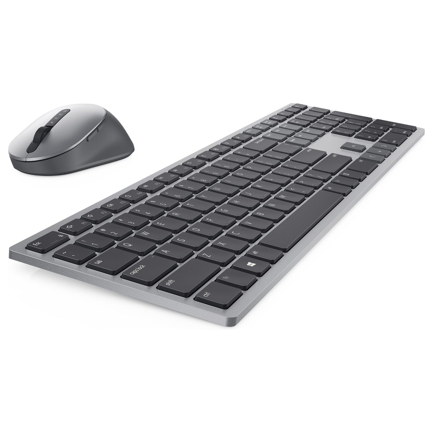 Dell Premier Multi-Device Tastatur-Maus-Set kabellos grau. schwarz