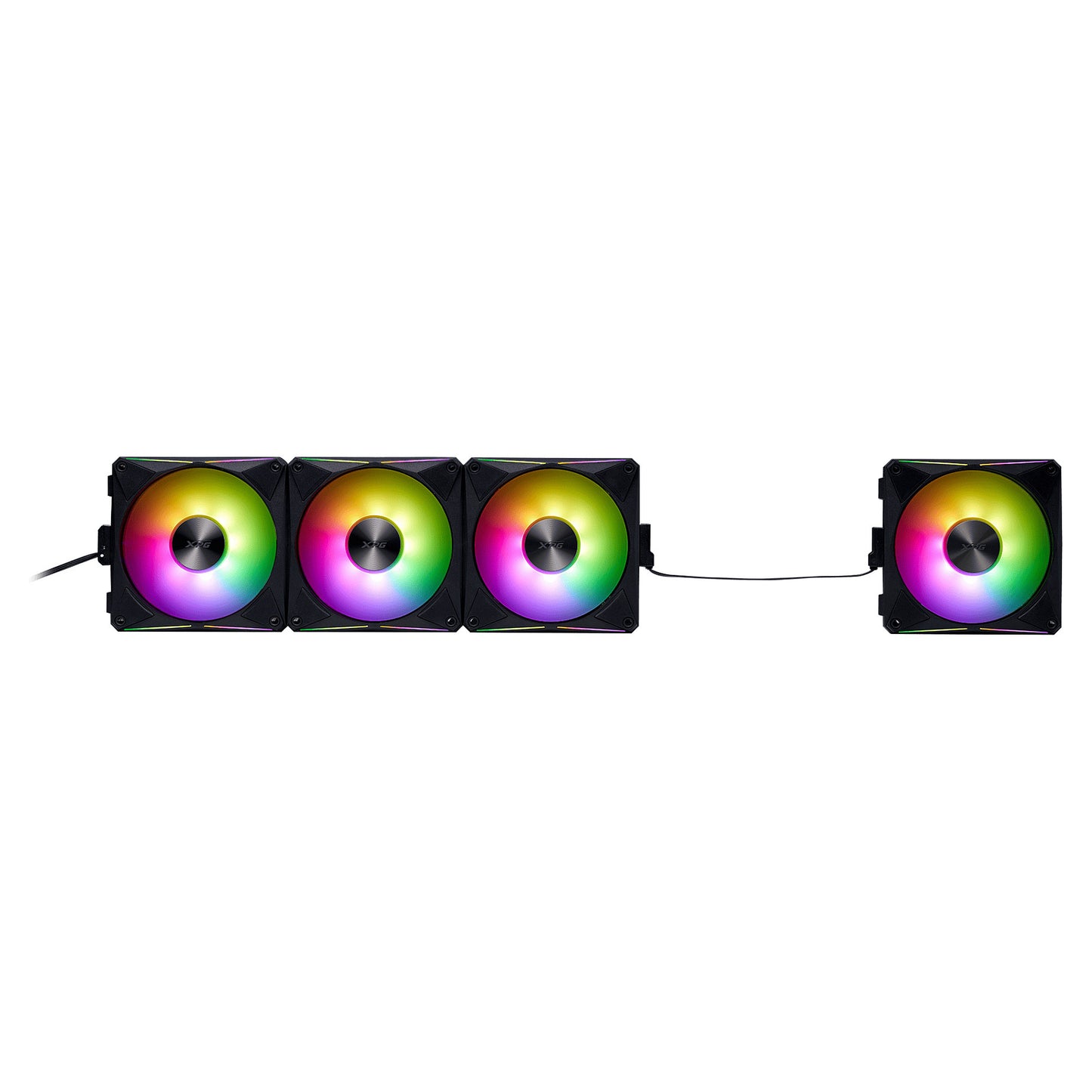 K COOLER XPG Hurricane MAG 120 ARGB PWM Lüfter 120mm schwarz 4er Pack