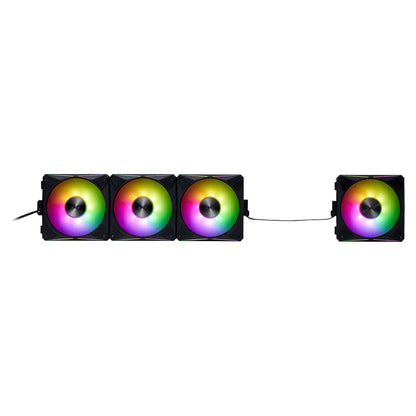 K COOLER XPG Hurricane MAG 120 ARGB PWM Lüfter 120mm schwarz 4er Pack