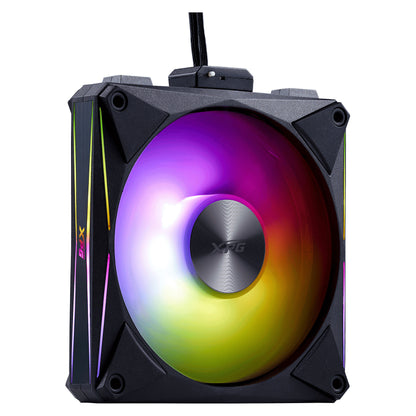 K COOLER XPG Hurricane MAG 120 ARGB PWM Lüfter 120mm schwarz 4er Pack