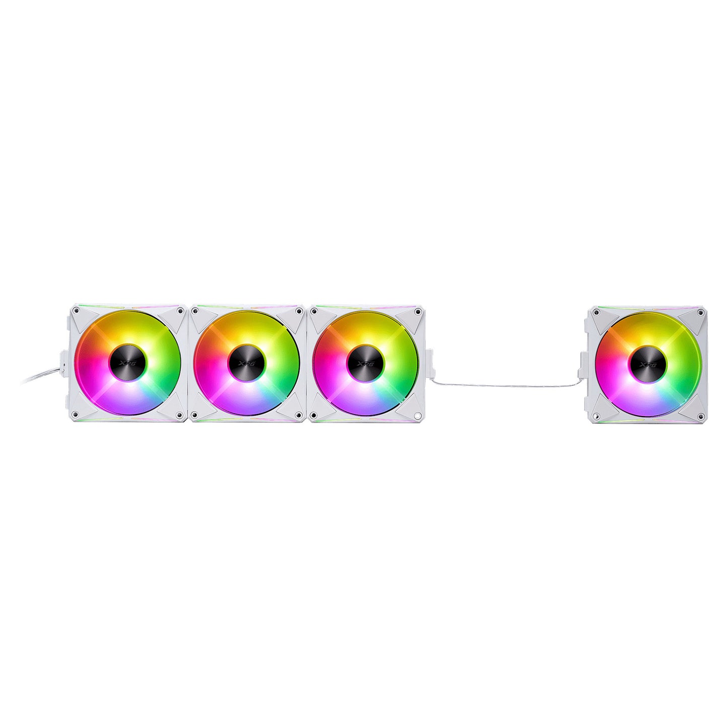K COOLER XPG Hurricane MAG 120 ARGB PWM Lüfter 120mm weiß 4er Pack