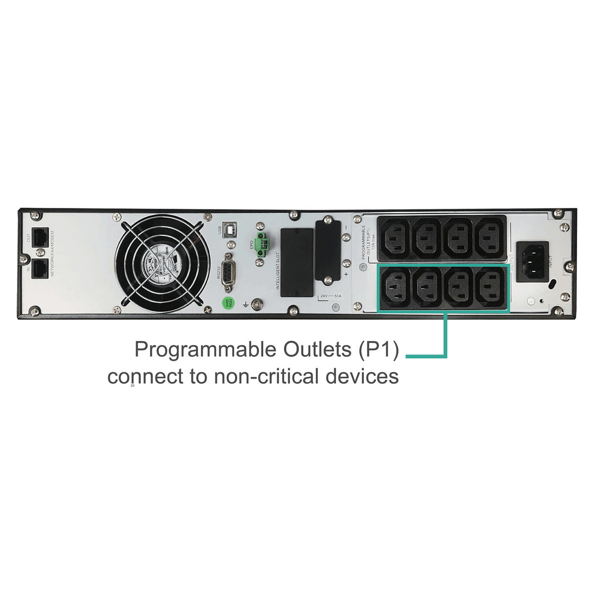 FSP Clippers RT 2K Rack/Tower Online UPS 2000VA 2000W 4x12V/9AH Batterie