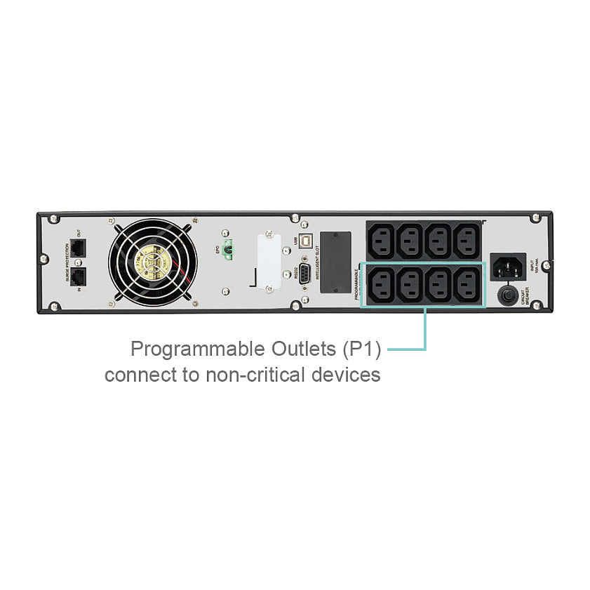 FSP Clippers RT 3K Rack/Tower Online UPS 3000VA 3000W USB RS-232 EPO