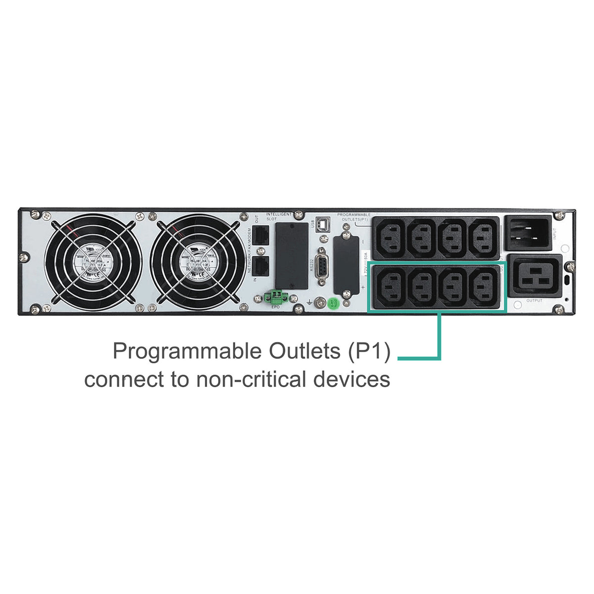 FSP Clippers RT 3K Rack/Tower Online UPS 3000VA 3000W USB RS-232 EPO