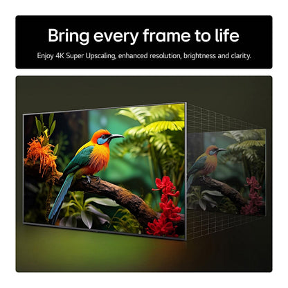 127,0cm/50" (3840×2160) LG 50UA75006LA 16:9 LED 60Hz a7 Gen8 4K HDMI×3 USB×2 WiFi webOS 25 Black