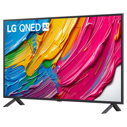 127,0cm/50" (3840×2160) LG 50QNED80A6A 16:9 QNED 4K 60Hz a7 Gen8 HDMI×3 USB×2 LAN WiFi webOS25 Black
