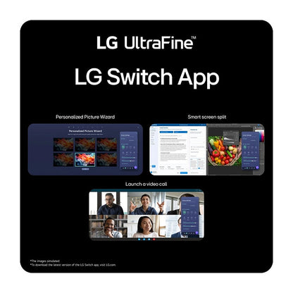 101,6 cm/40" (5120×2160) LG 40U990A-W 21:9 NanoIPS 5 ms 120Hz Thunderbolt 5 (96W) HDMI 2.1×2 DP2.1 USB-C KVM Daisy-Chain Curved White