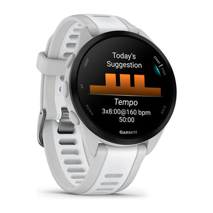 Garmin Forerunner 165 Smartwatch gray/white