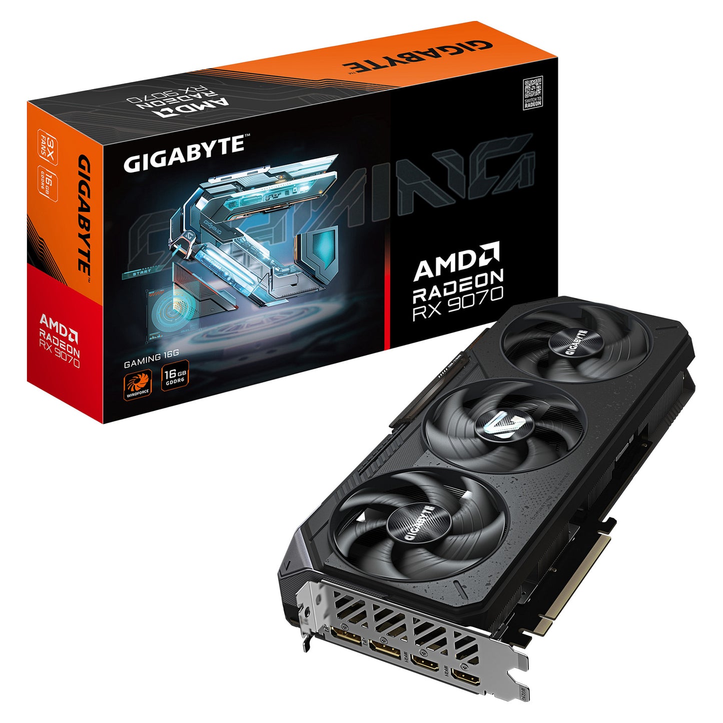 RX9070 16GB Gigabyte Gaming GDDR6