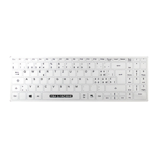 MAN&MACHINE ITs Cool Hygienetastatur fullsize Flat DE white