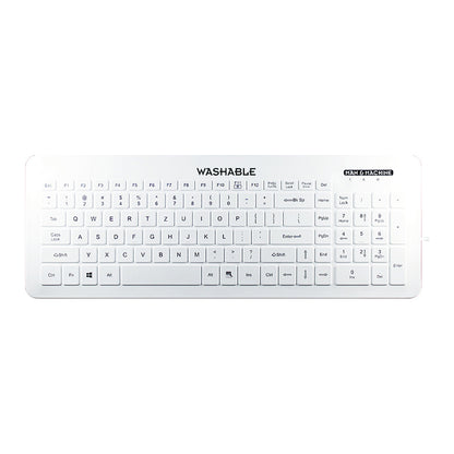 MAN&MACHINE Very Cool Flat DE white Hygienetastatur,white,104Tasten,DE