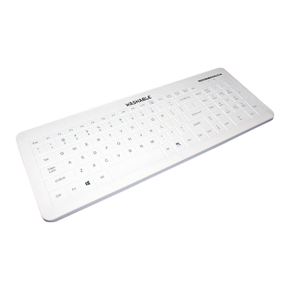 MAN&MACHINE Very Cool Flat DE white Hygienetastatur,white,104Tasten,DE