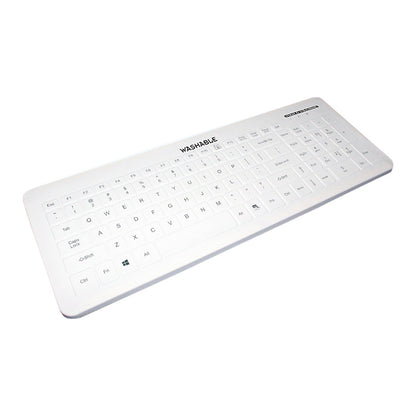 MAN&MACHINE Very Cool Flat DE white Hygienetastatur,white,104Tasten,DE