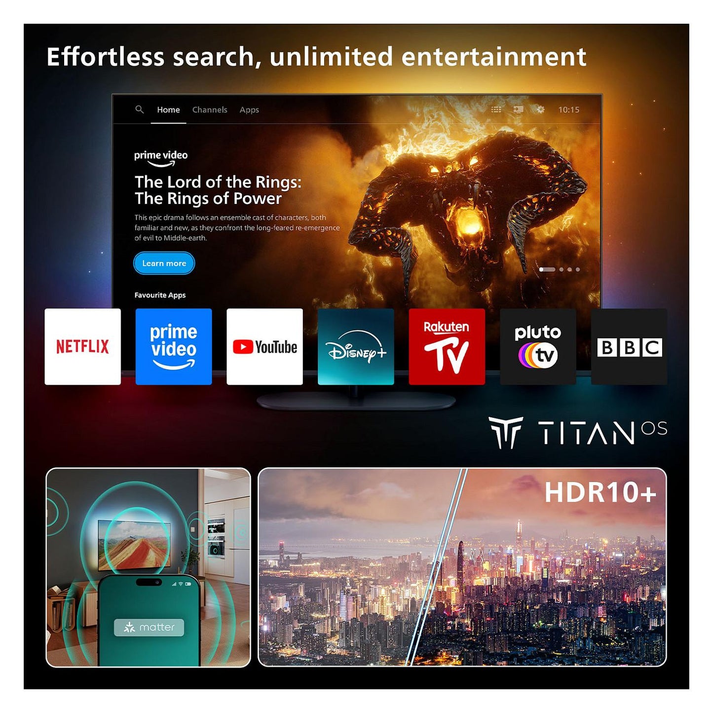 Philips 65PUS8500/12 164cm 65" 4K Ambilight TV