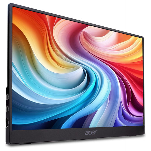 39,6cm/15,6" (1920x1080) Acer PM161QB1bmiuux 16:9 IPS 4ms 60Hz Mini-HDMI 2xUSB-C Audio Speaker VESA Black