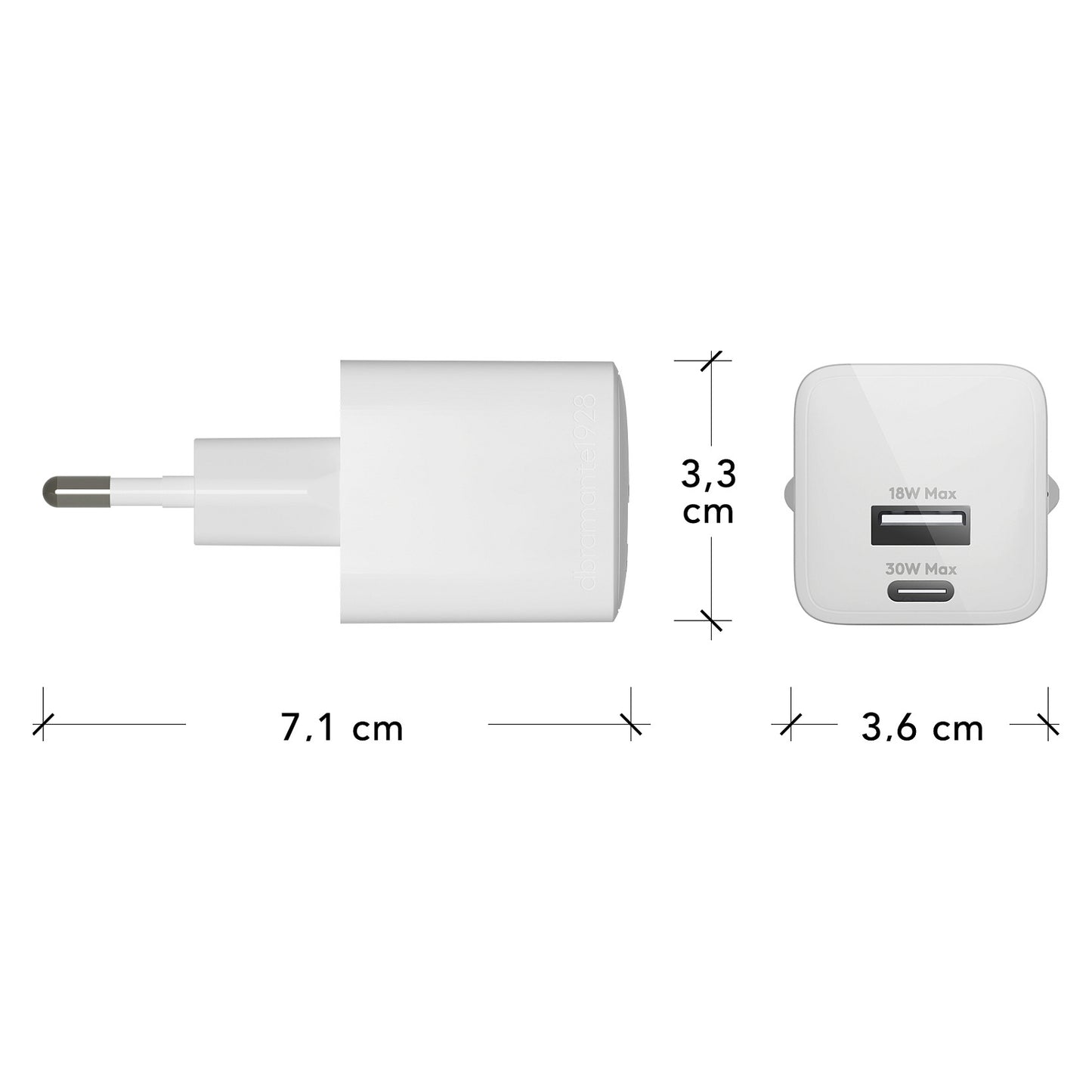dbramante1928 WALL CHARGER - USB-C+USB-A
