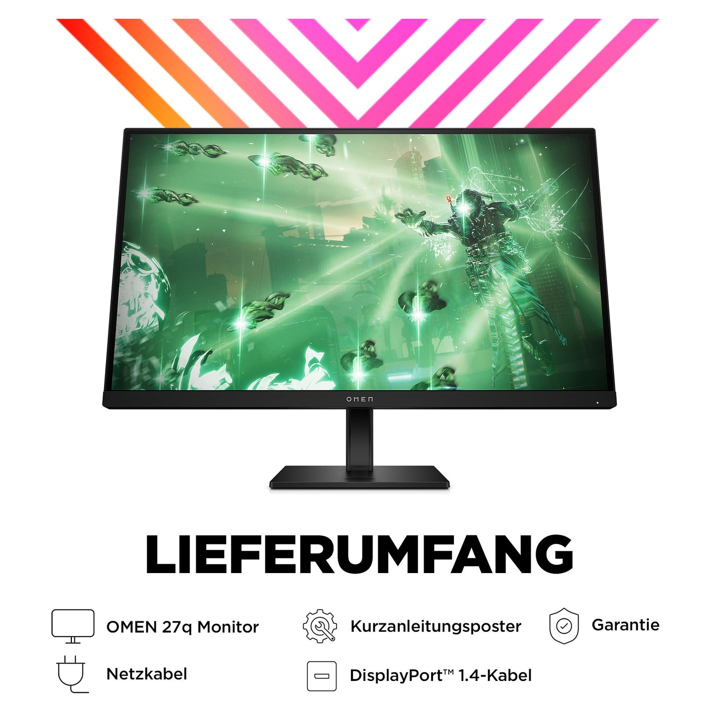 HP OMEN by HP 27q - LED-Monitor - Gaming - 68.6 cm (27")