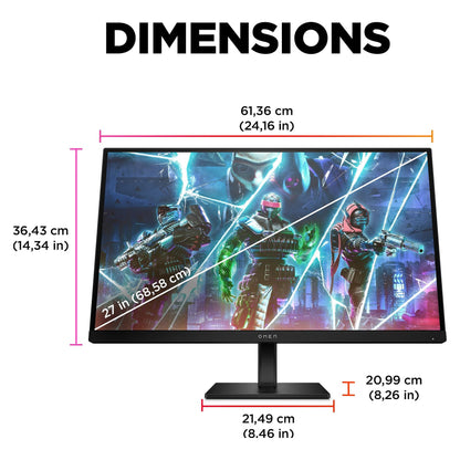 HP OMEN by HP 27s - LED-Monitor - Gaming - 68.6 cm (27")