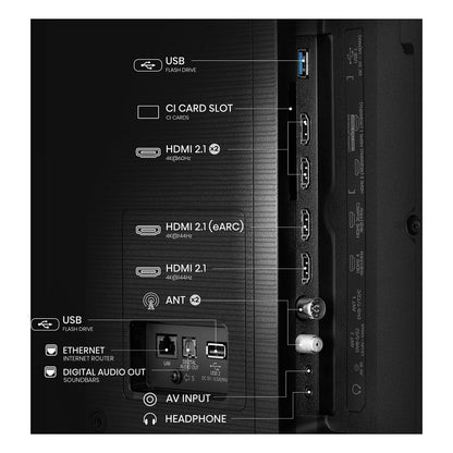 Hisense 65E77Q PRO 164cm 65" 4K QLED Smart TV Fernseher