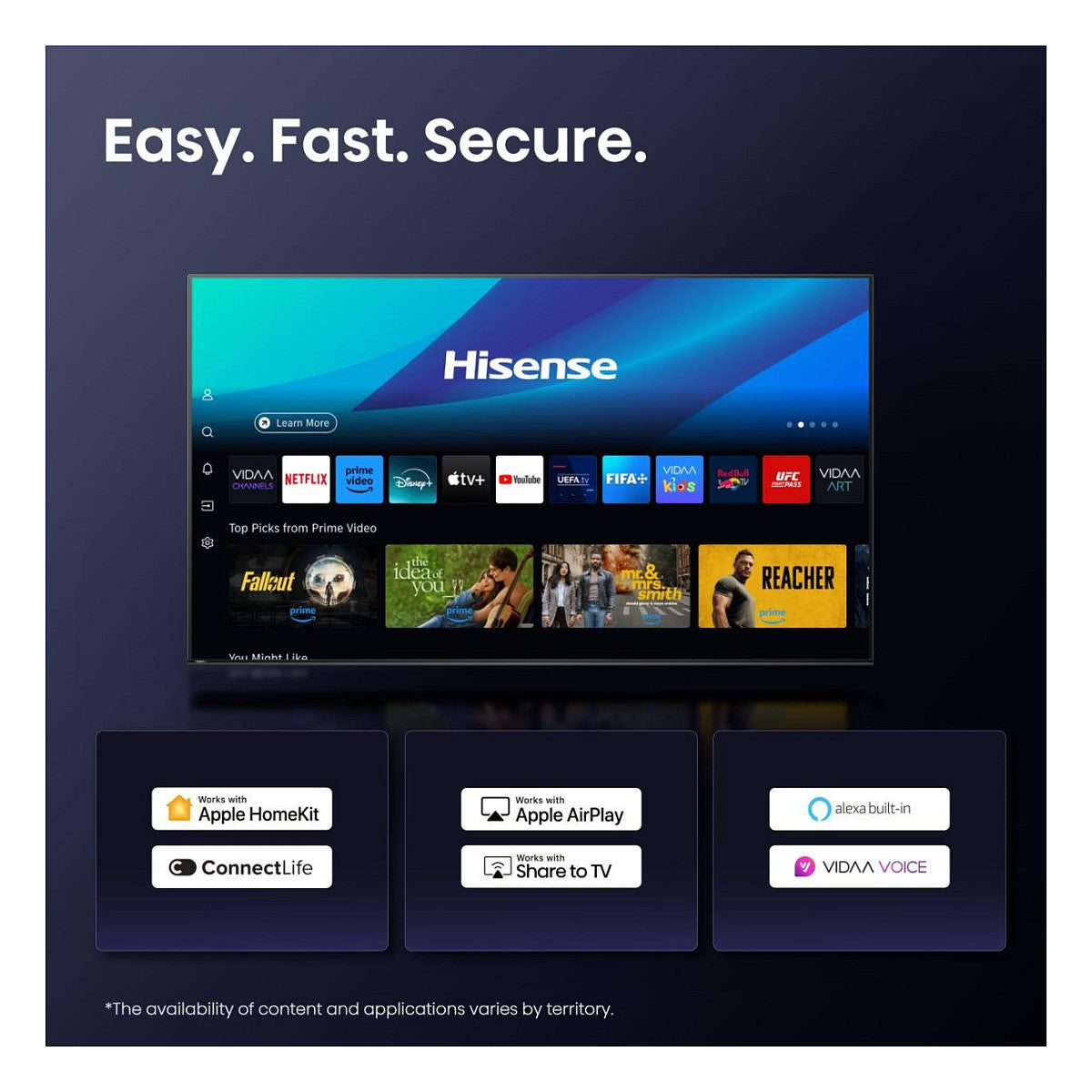 Hisense 55E77Q PRO 139cm 55" 4K QLED Smart TV Fernseher