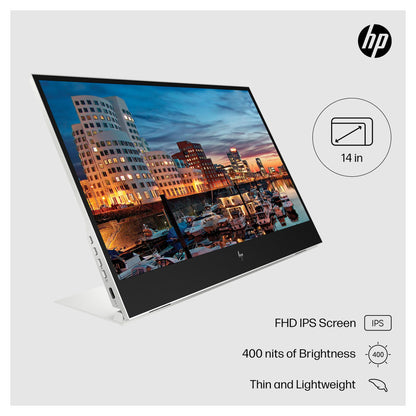 HP E14 G4 Tragbarer Monitor - IPS-Panel, USB-C, 5 ms