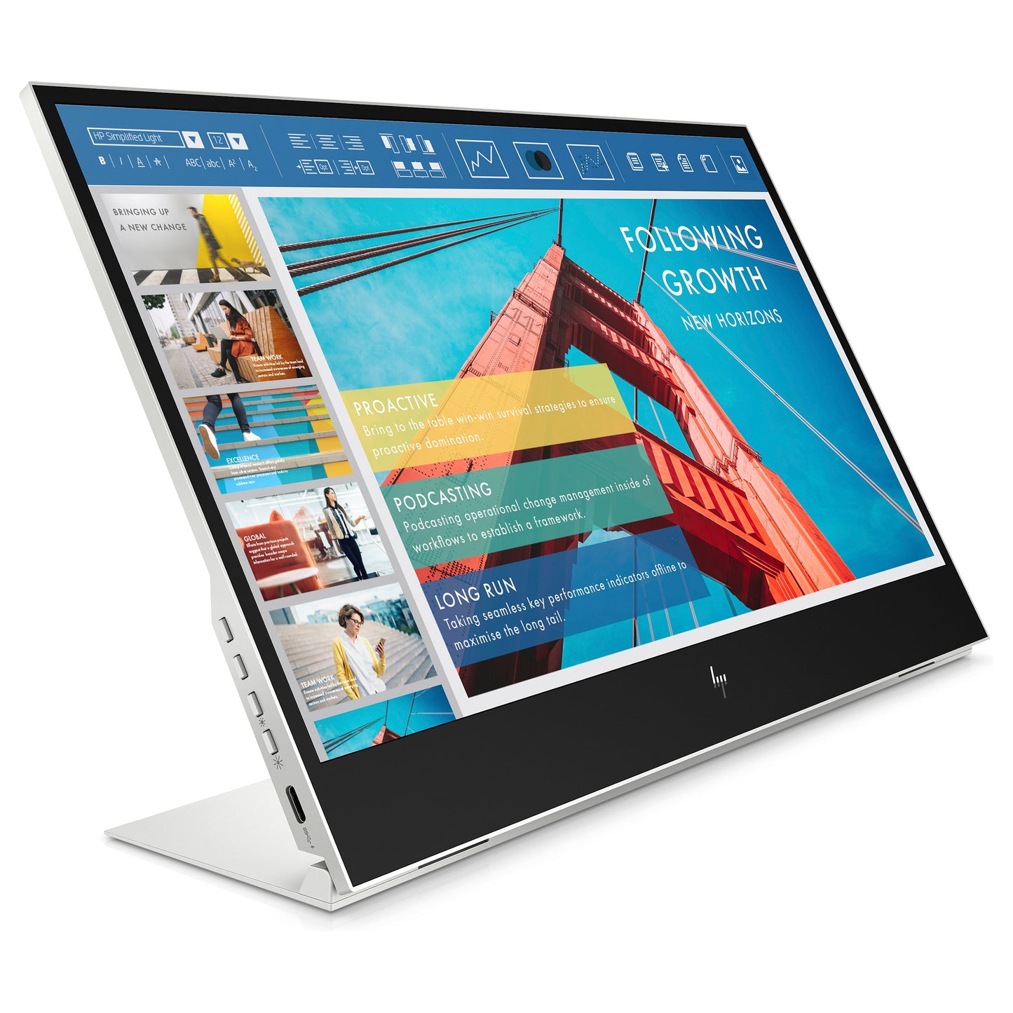 HP E14 G4 Tragbarer Monitor - IPS-Panel, USB-C, 5 ms