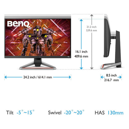 BenQ MOBIUZ EX2710U Gaming Monitor - Höhenverstellung, USB-Hub