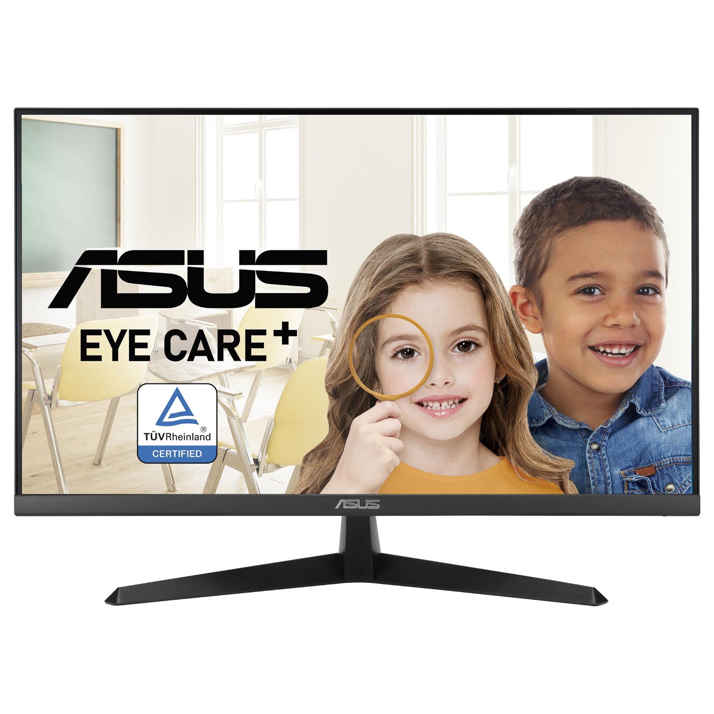 ASUS VY27UQ Eye Care Monitor 68,58cm 27Zoll IPS WLED UHD 16:9 60Hz 350cd/m2 5ms 2xHDMI DP 2x2W Black