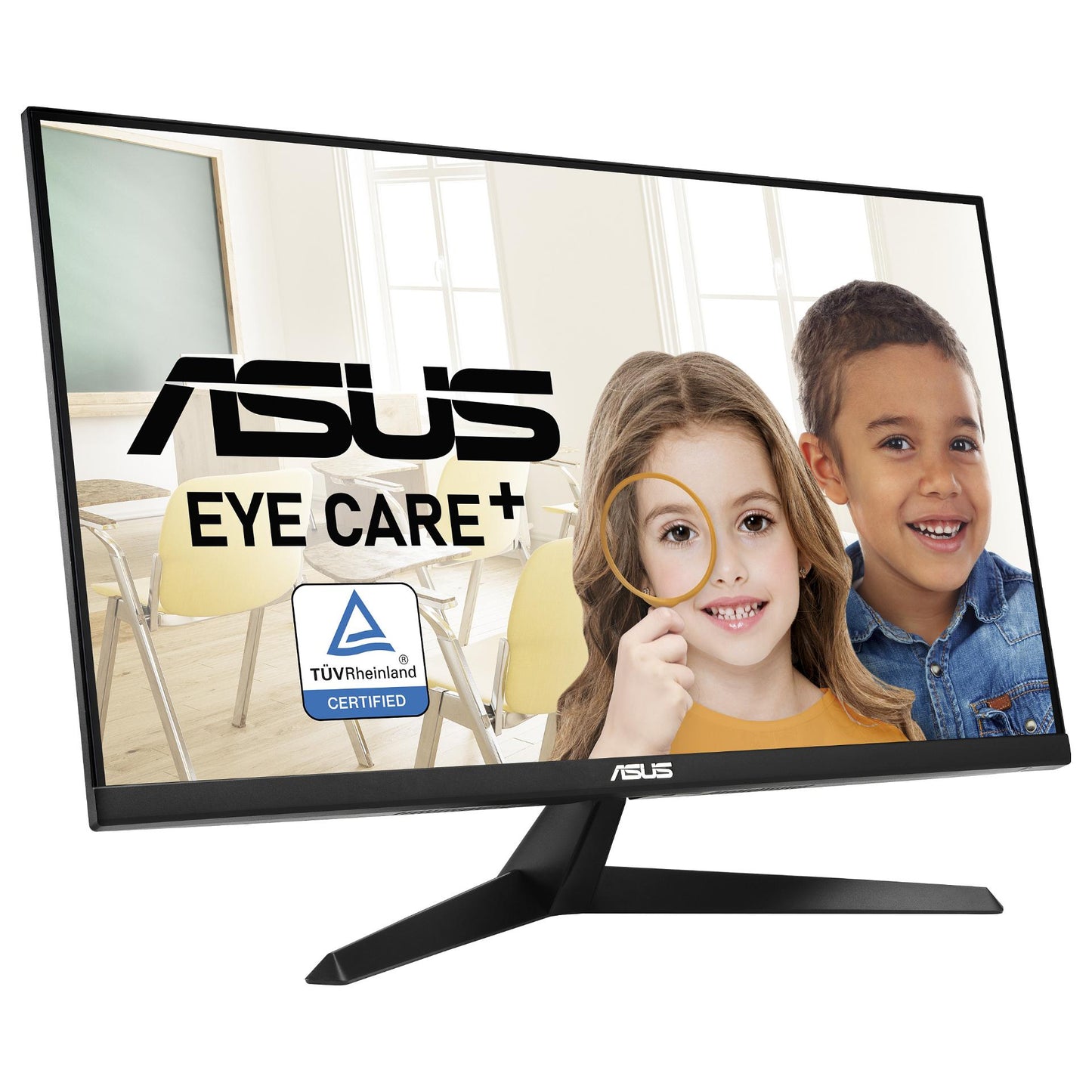 ASUS VY27UQ Eye Care Monitor 68,58cm 27Zoll IPS WLED UHD 16:9 60Hz 350cd/m2 5ms 2xHDMI DP 2x2W Black