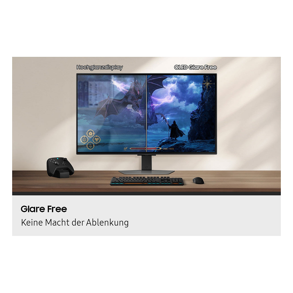 Samsung Odyssey OLED G81SF (LS32FG814SUXEN) 80cm (32") 4K OLED Gaming Monitor 16:9 HDMI/DP 240Hz 0,03ms