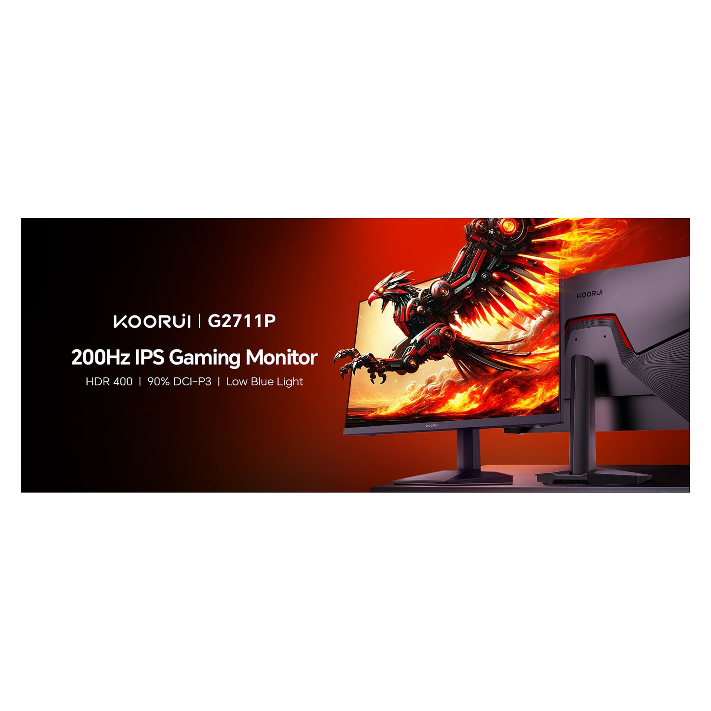 KOORUI G2711P FHD Gaming Monitor 68,6 cm (27 Zoll)