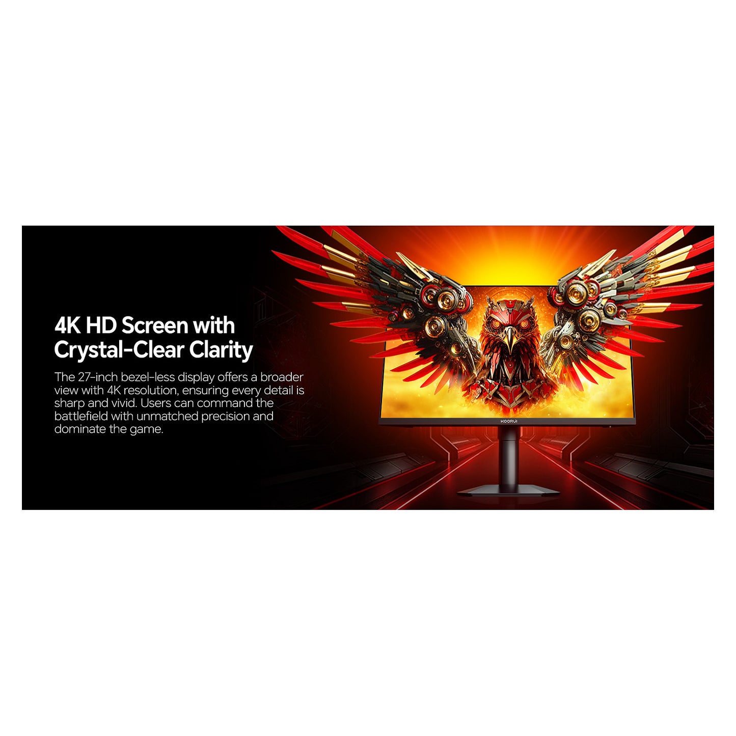 KOORUI G2741L 4K UHD Gaming Monitor 68,6 cm (27 Zoll)
