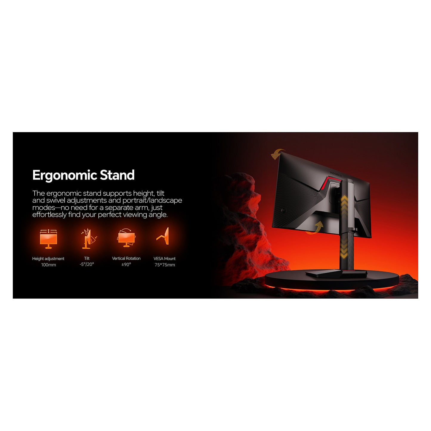 KOORUI G2741L 4K UHD Gaming Monitor 68,6 cm (27 Zoll)