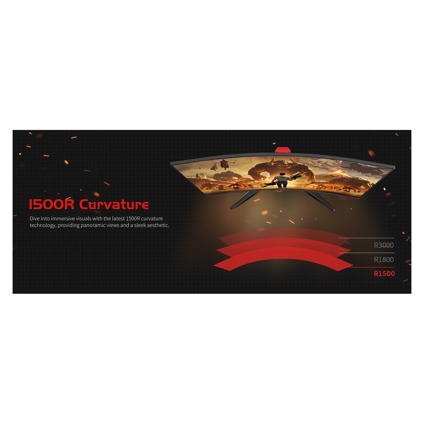 KOORUI G3221SC QHD Curved Gaming Monitor 80 cm (31,5 Zoll)