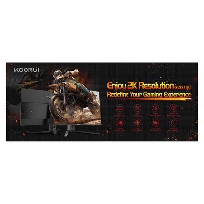 KOORUI G3221SC QHD Curved Gaming Monitor 80 cm (31,5 Zoll)