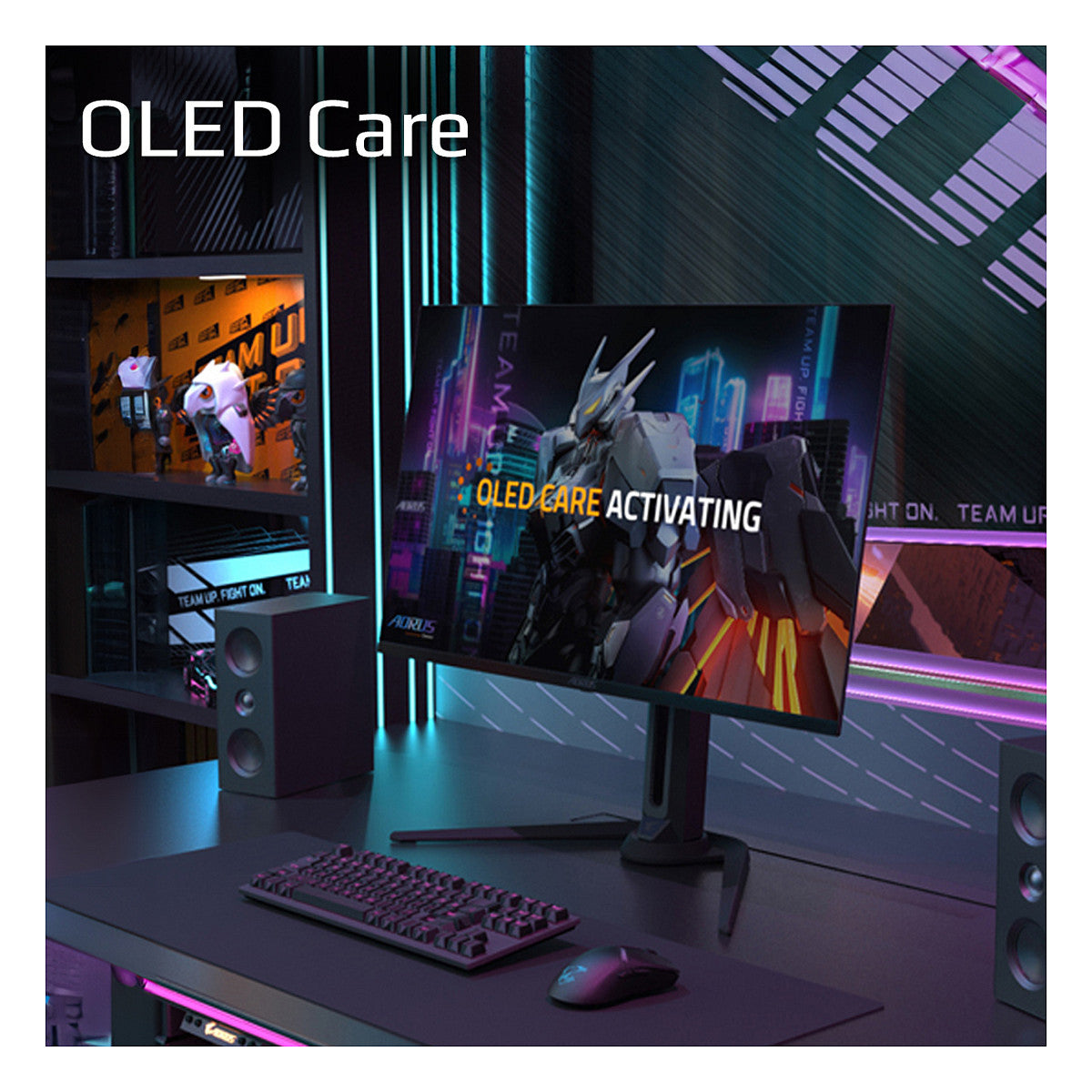Gigabyte Aorus FO32U 80cm (31,5") 4K OLED Gaming Monitor 16:9 HDMI/DP/USB-C 165Hz 0,03ms