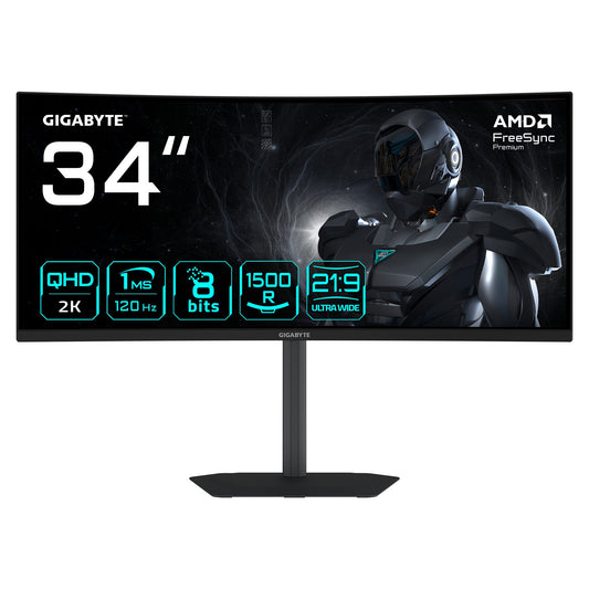 GIGABYTE GS34WQCA Curved Gaming Monitor 86,4 cm (34 Zoll)