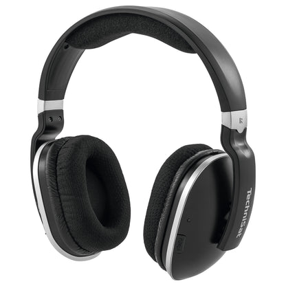 TSAT Stereoman 2 DAB+ sw Stereo-Funkkopfhörer mit Dockingstation 2,4GHz