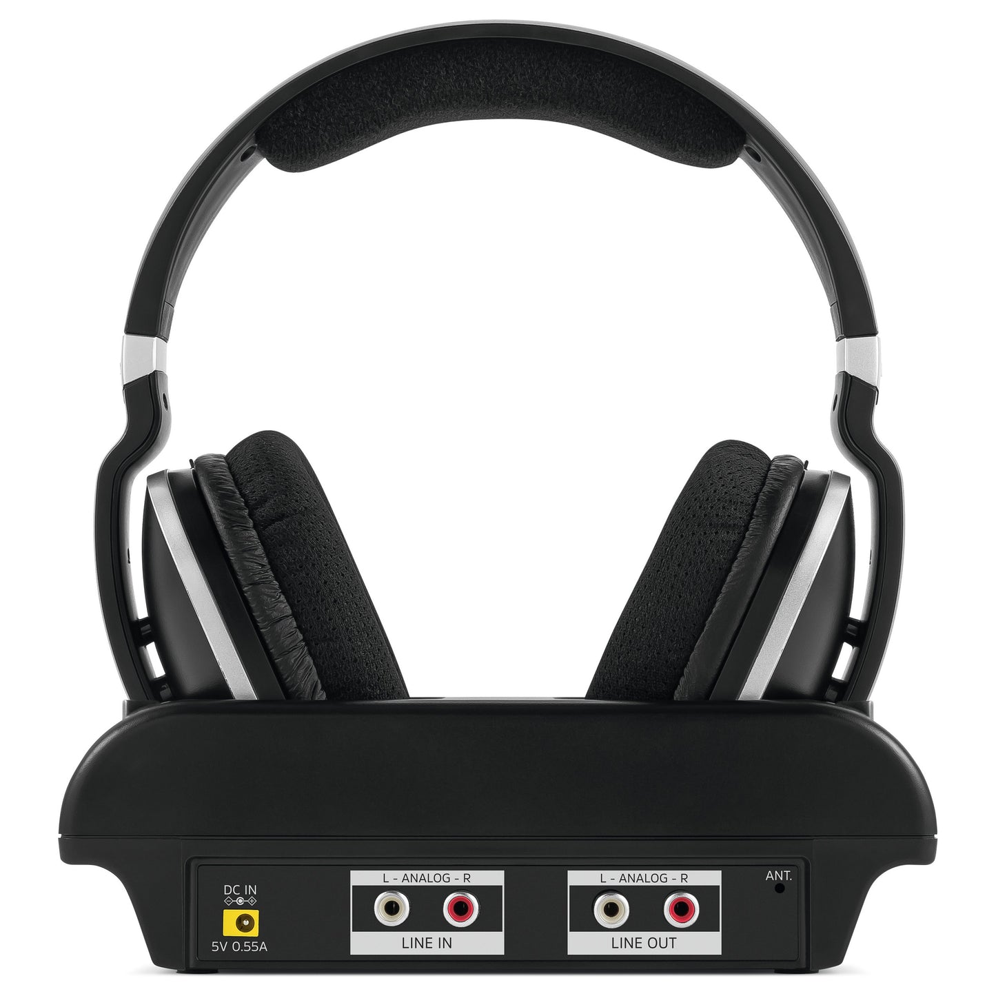 TSAT Stereoman 2 DAB+ sw Stereo-Funkkopfhörer mit Dockingstation 2,4GHz