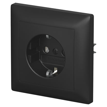 BUSCH JAEGER BJ 20 EUJ-915 SCHUKO® Unterputz-Steckdose Vollplatte Busch-balance® SI