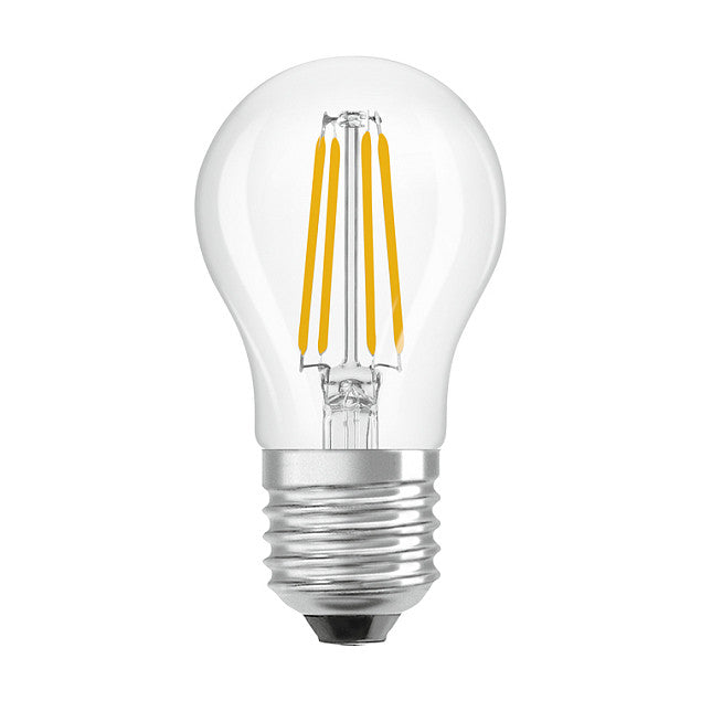 Osram LED Classic P 40 Filament DIM P 3.4W 827 Clear E27 Dimmbare LED-Lampen, klas