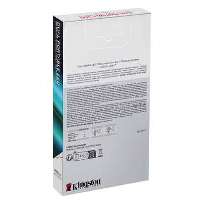 KINGSTON 512GB Dual USB-A/C PortableUp to 1050MB/s USB 3.2 Gen 2