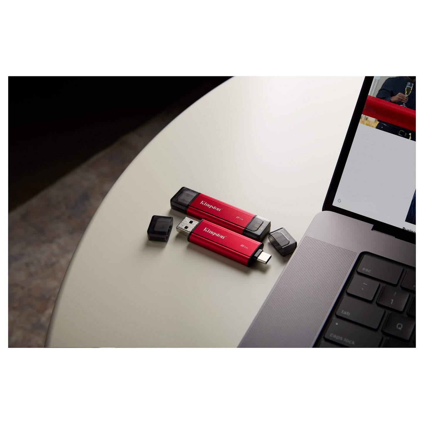 KINGSTON 2TB Dual USB-A/C Portable Up to 1050MB/s USB 3.2 Gen 2