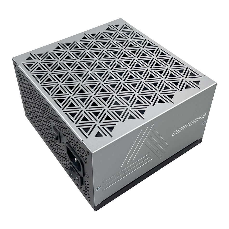 850W Montech CENTURY II 850 (silber, 1x 12-Pin High Power GPU, 4x PCIe, Kabelmanagement, 850 Watt)